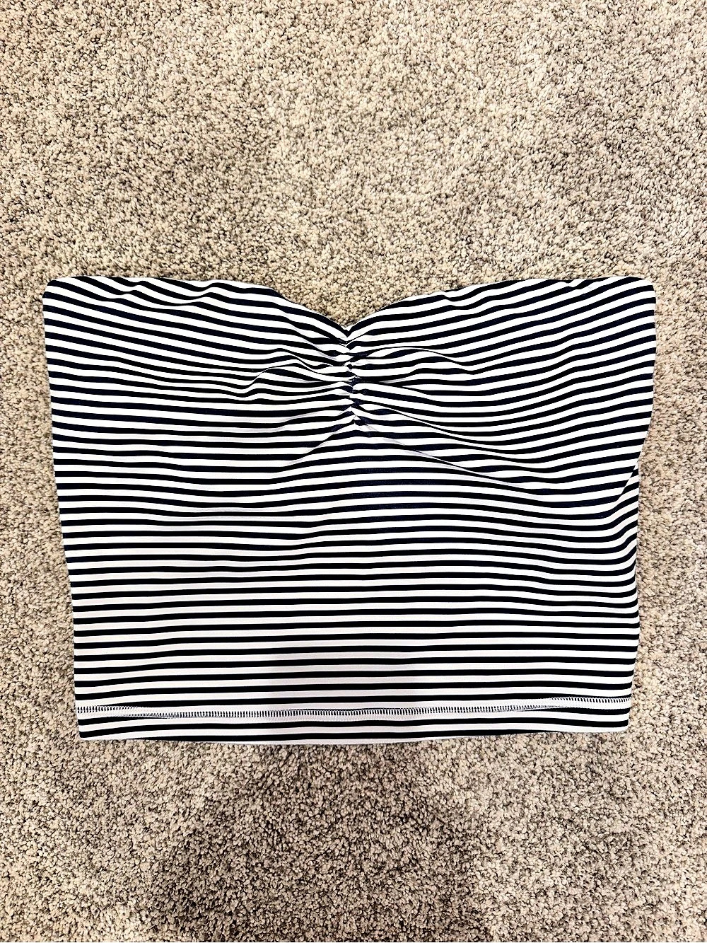 YPB Striped Tube Top in Blue & White Small Like New
